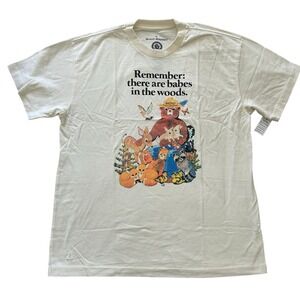 Desert Dreamer Women's Unisex Smokey Bear Fire Graphic T-Shirt L Large NWOT